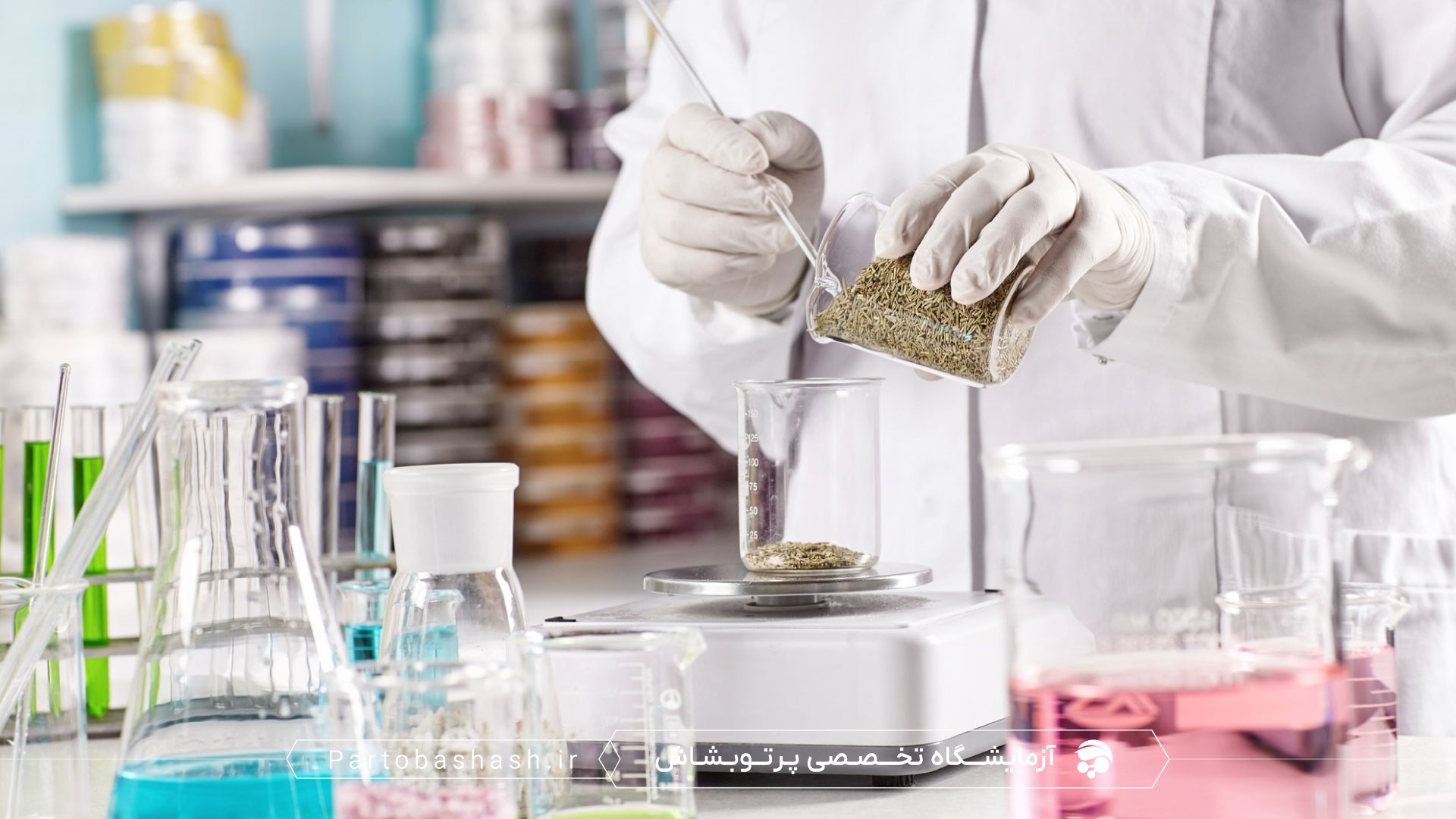 پروبیوتیک‌ها در خوراک دام با میز کار استریل و نمونه‌برداری